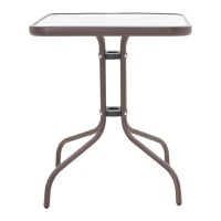Masa dining Watson-Sussie, Pako World, Metal, Maro, 60x60x70 cm - 6