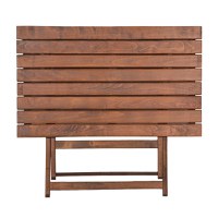 Masa exterior Retto fag culoarea nuc 80x60x72cm - 2