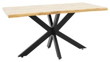 Masa Gilman MDF sonoma - culoare neagra 150x90x75cm