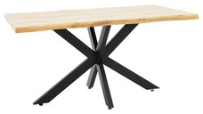 Masa Gilman MDF sonoma - culoare neagra 150x90x75cm