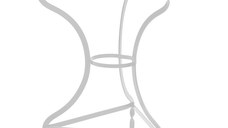 Masa Noah metal alb D70x72cm