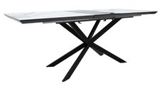 Masa Palan Extensibila Negru - Alb Gri 200x80x77 cm