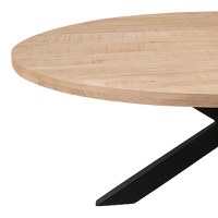 Masa, Vestia, Negru, 220x100x76 cm - 2