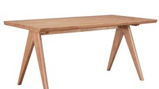 Masa Winslow rubberwood, culoarea nuc deschis 160x85x75cm