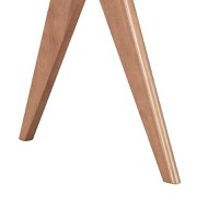 Masa Winslow rubberwood, culoarea nuc deschis 160x85x75cm - 3