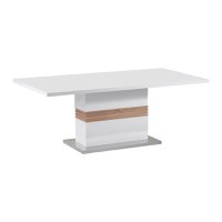 Masa Zoekrin MDF alb 200x100x76 cm - 1