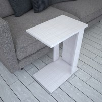 Masuta Auxiliara Pasific C Sehpa - Light Cotton - 4