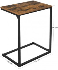 Masuta Canapea Vasagle, 55x35x66cm - 6