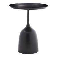 Masuta de cafea Agrile metal negru 50x50x60 cm - 1