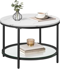 Masuta de cafea Alb Vasagle 65x65x46 cm - 1