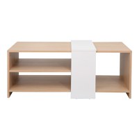 Masuta de cafea Cozeto Alb 100x53x41.5 cm - 3