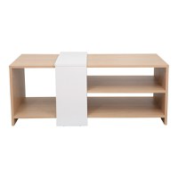 Masuta de cafea Cozeto Alb 100x53x41.5 cm - 5