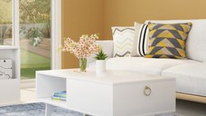 Masuta de Cafea Delux - Alb