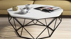 Masuta de Cafea Diamond - Alb