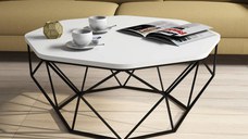 Masuta de Cafea Diamond - Alb