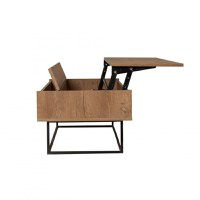Masuta de Cafea Extensibila Est Walnut-Negru - 5