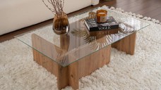 Masuta de cafea Flavio Verde inchis