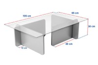 Masuta de cafea Flavio Verde inchis - 7