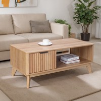 Masuta de cafea Hamea Natural 110x55.2x45 cm - 2