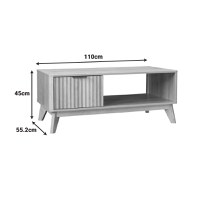 Masuta de cafea Hamea Natural 110x55.2x45 cm - 7