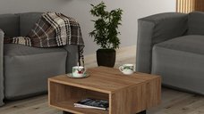 Masuta de Cafea Hola - Oak, Antracit
