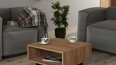 Masuta de Cafea Hola - Oak, Antracit