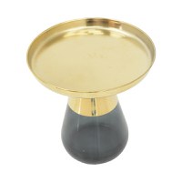 Masuta de cafea Kunlo Pako World Auriu 50x50x53.5 cm - 2