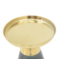 Masuta de cafea Kunlo Pako World Auriu 50x50x53.5 cm - 3