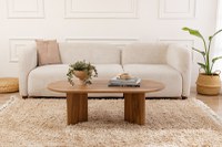 Masuta de cafea Oval Galben - 4