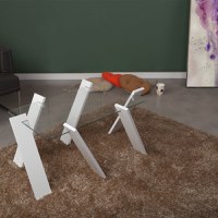 Masuta de Cafea Roman Maxi - Shiny Alb - 1