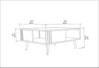 Masuta de Cafea Ronas - Walnut - 5