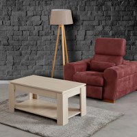 Masuta de Cafea Shelf - Light Oak - 1