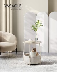 Masuta de cafea Vasagle Alb 45x45x51 cm - 2