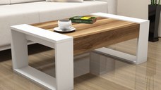 Masuta de Cafea Venüs - Walnut, Alb