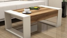 Masuta de Cafea Venüs - Walnut, Crem