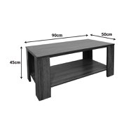 Masuta de cafea Votalo I Nuc 90x50x45 cm - 5