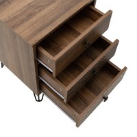 Noptiera Boho Walnut 40x40x59 cm - 5