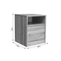 Noptiera Foly Pako World Nuc 40x40x50 cm - 5