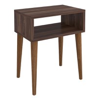 Noptiera Hank, culoarea nuc 45x30x60cm - 1