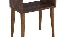 Noptiera Hank, culoarea nuc 45x30x60cm