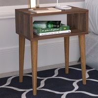 Noptiera Hank, culoarea nuc 45x30x60cm - 2