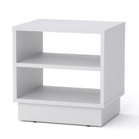 Noptiera Mason Alb 40x32x40 cm - 1