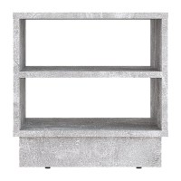 Noptiera Mason melamina culoare marmura gri 40x32x40 cm - 3
