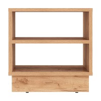 Noptiera Mason melamina culoare stejar 40x32x40 cm - 3