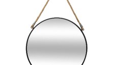Oglinda de perete PWD-0074 18208 Negru 38x3x38cm