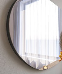 Oglindă de perete Vanomi Negru 52x89x2.2 cm - 4