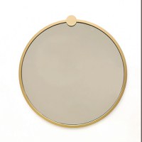 Oglinda GoldMetalÇerçeveYuvarlakAynaA708 Gold - 8
