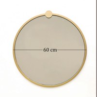 Oglinda GoldMetalÇerçeveYuvarlakAynaA708 Gold - 9