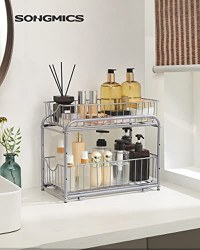 Organizator bucatarie, Songmics, Argintiu, 36x21x25.5-31.5 cm - 1