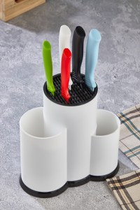 Organizator de bucatarie LV-293B Alb 22x12x22 cm - 3